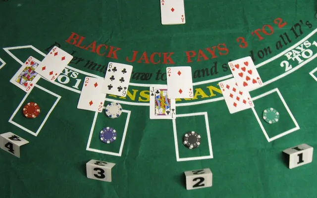 Blackjack-pöydän liina