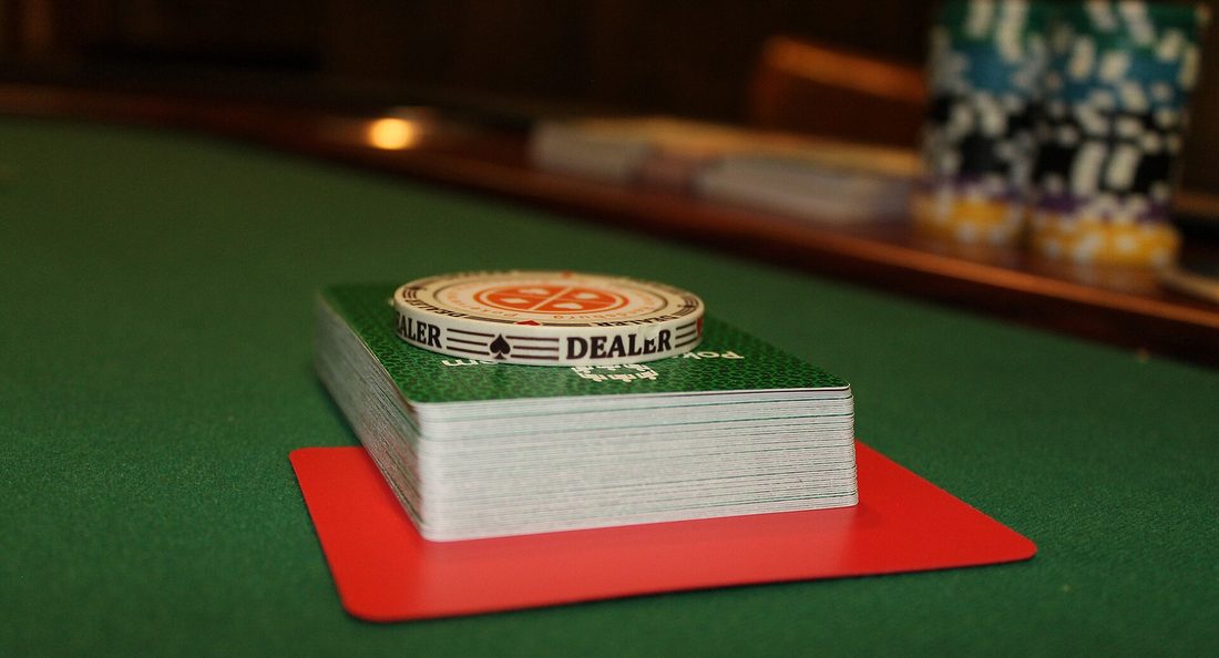 Poker casino card game